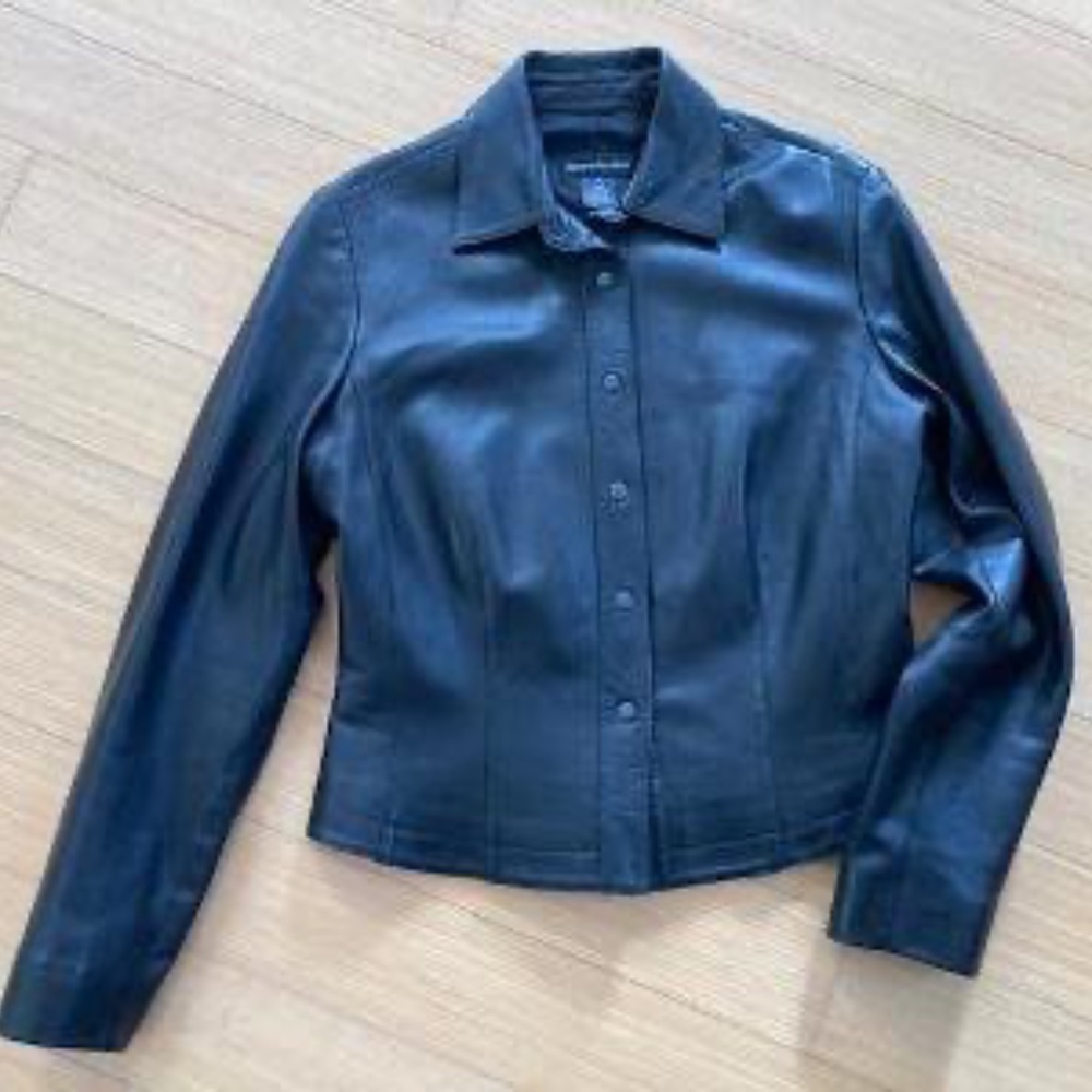 Vacco leather shirt jacket